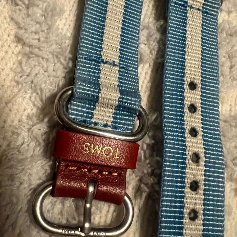 TOMS Blue Striped and Gray Watch Bands